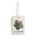 4A-GZE Engine Art with "JulyPanda" Logo Car Air Freshener