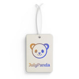 JulyPanda Logo Car Air Freshener — 'JulyPanda' Scented Hanging Ornament