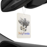 4A-GE Engine Art with "JulyPanda" Logo Car Air Freshener
