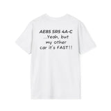 AE85 SR5 4A-C Car Enthusiast T-Shirt – “My Other Car It’s FAST!!”