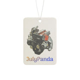 4A-GZE Engine Art with "JulyPanda" Logo Car Air Freshener