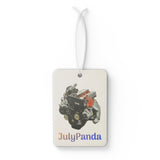 4A-GZE Engine Art with "JulyPanda" Logo Car Air Freshener