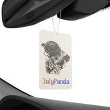 4A-C Engine Art with "JulyPanda" Logo Car Air Freshener