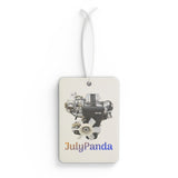 4A-GE Engine Art with "JulyPanda" Logo Car Air Freshener