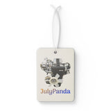 4A-GE Engine Art with "JulyPanda" Logo Car Air Freshener