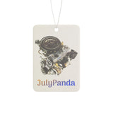 4A-C Engine Art with "JulyPanda" Logo Car Air Freshener