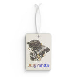 4A-C Engine Art with "JulyPanda" Logo Car Air Freshener
