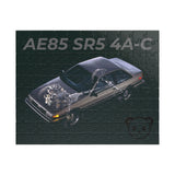 AE85 SR5 4AC Classic Car Jigsaw Puzzle